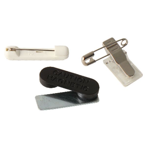 Bespoke Shaped Acrylic Badges with Bar Pin Fixing