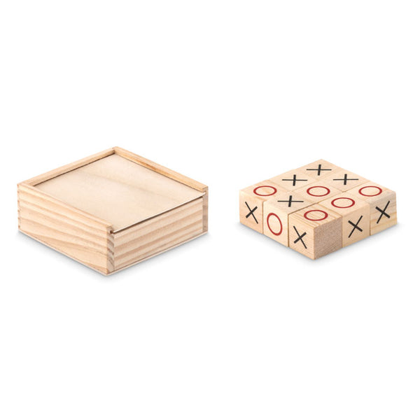 Branded Wooden tic tac toe