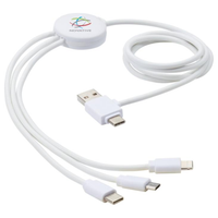 Pure 5-in-1 charging cable with antibacterial additive