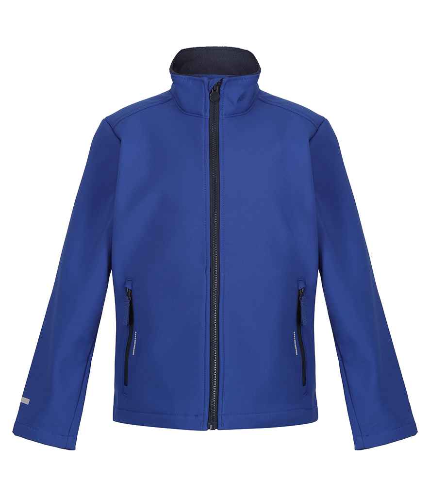 Regatta Kids Ablaze Soft Shell Jacket New Royal Blue/Navy