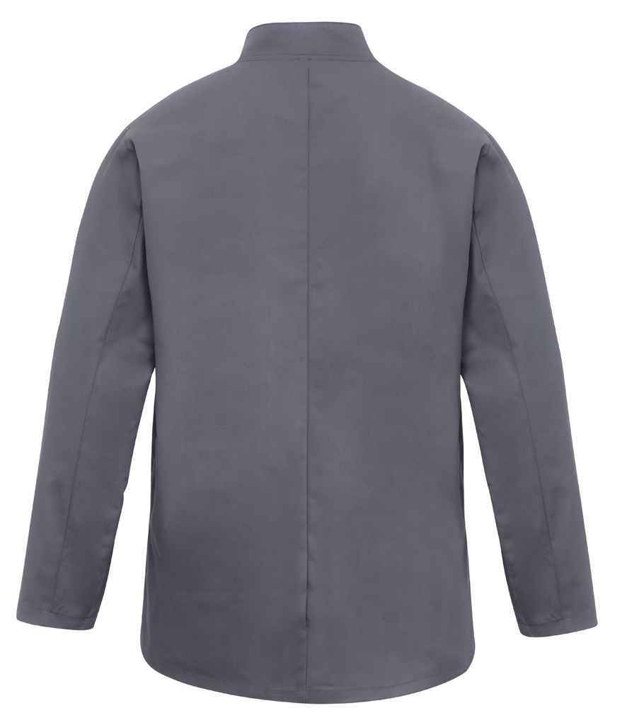 Premier Long Sleeve Chef's Jacket Steel