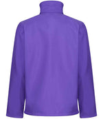 Regatta Ablaze Printable Soft Shell Jacket Vibrant Purple/Black