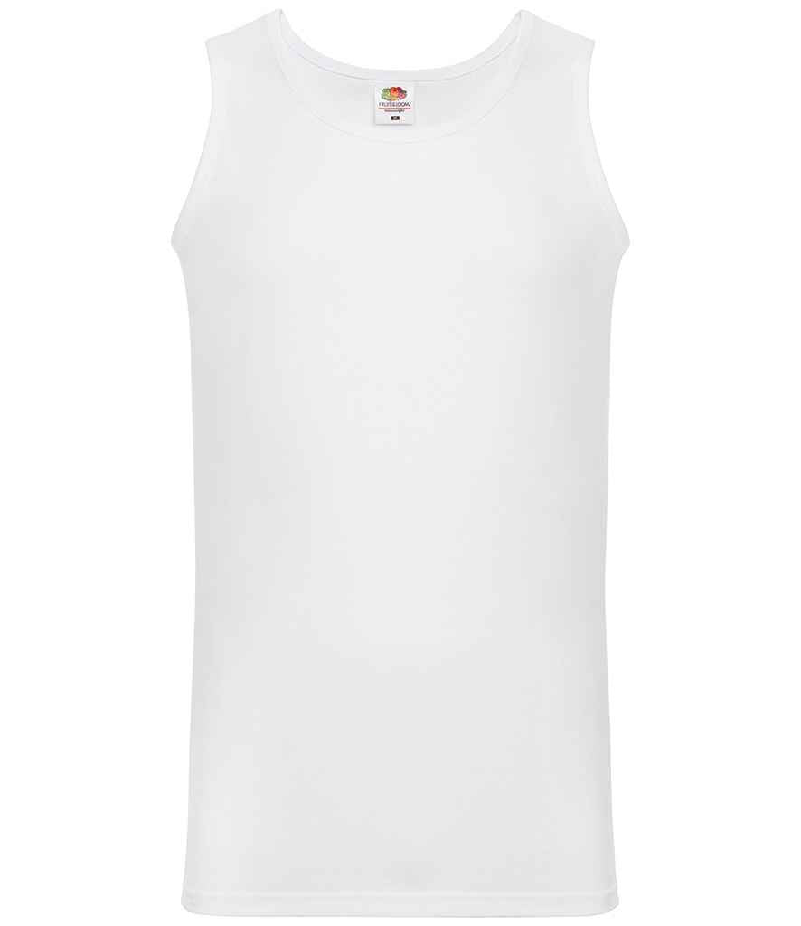 Fruit of the Loom Athletic Vest White