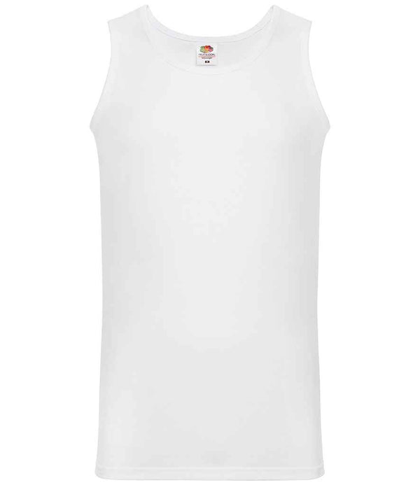 Fruit of the Loom Athletic Vest White