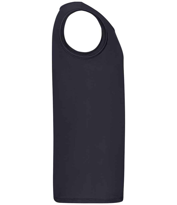 Fruit of the Loom Athletic Vest Deep Navy