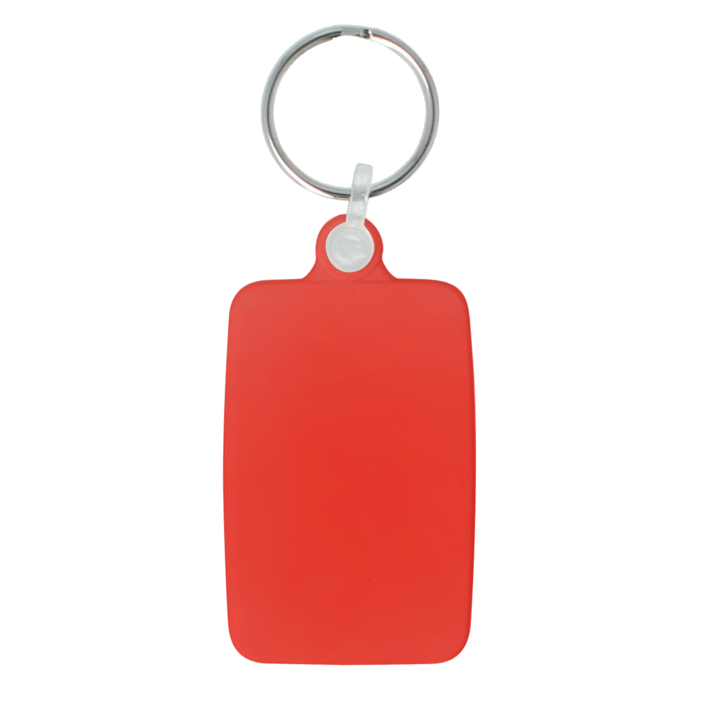 55mm Rectangle Keyring