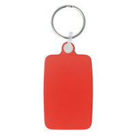 55mm Rectangle Keyring
