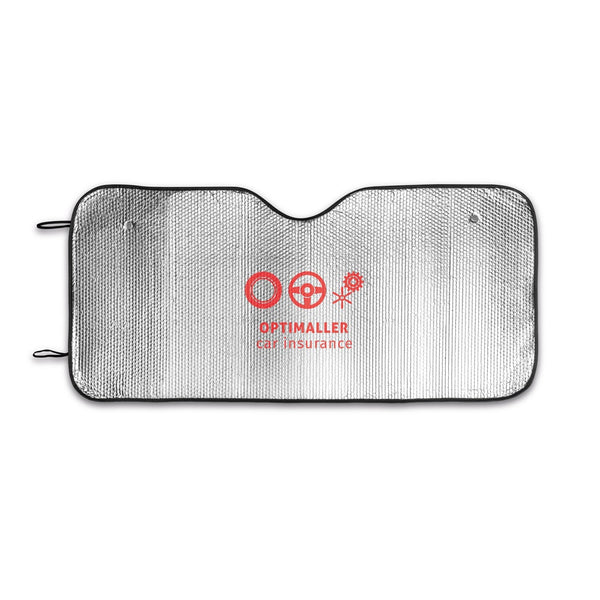 CRADLE. PE and aluminium-lined car sunshade
