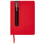 Standard hardcover PU A5 notebook with stylus pen