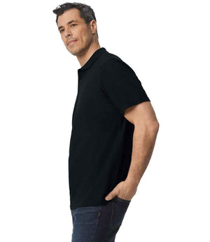 Gildan SoftStyle® Double Piqué Polo Shirt Black
