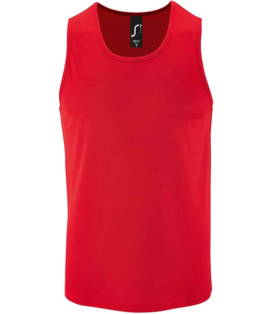 SOL'S Sporty Performance Tank Top Red