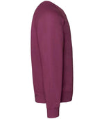 Fruit of the Loom Classic Raglan Sweatshirt Burgundy