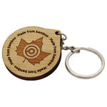 Bamboo Keyring (30mm)