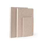 TEAPAD SEMI-RIGID. A5 notebook with semi-rigid cover made from tea leafs waste (65%)