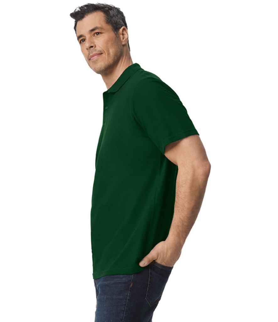 Gildan SoftStyle® Double Piqué Polo Shirt Forest Green