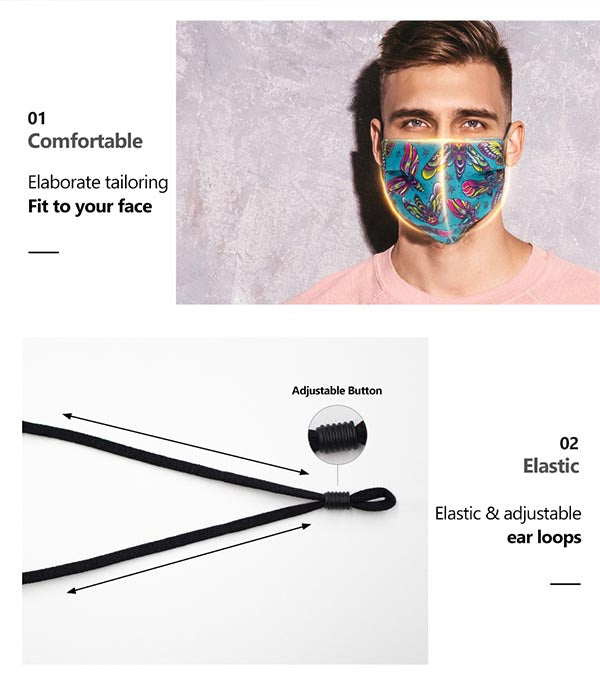 Double-Ply Custom Fabric Face Mask