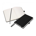 Luxury Moretti Black Thermal PU A5 Notebook