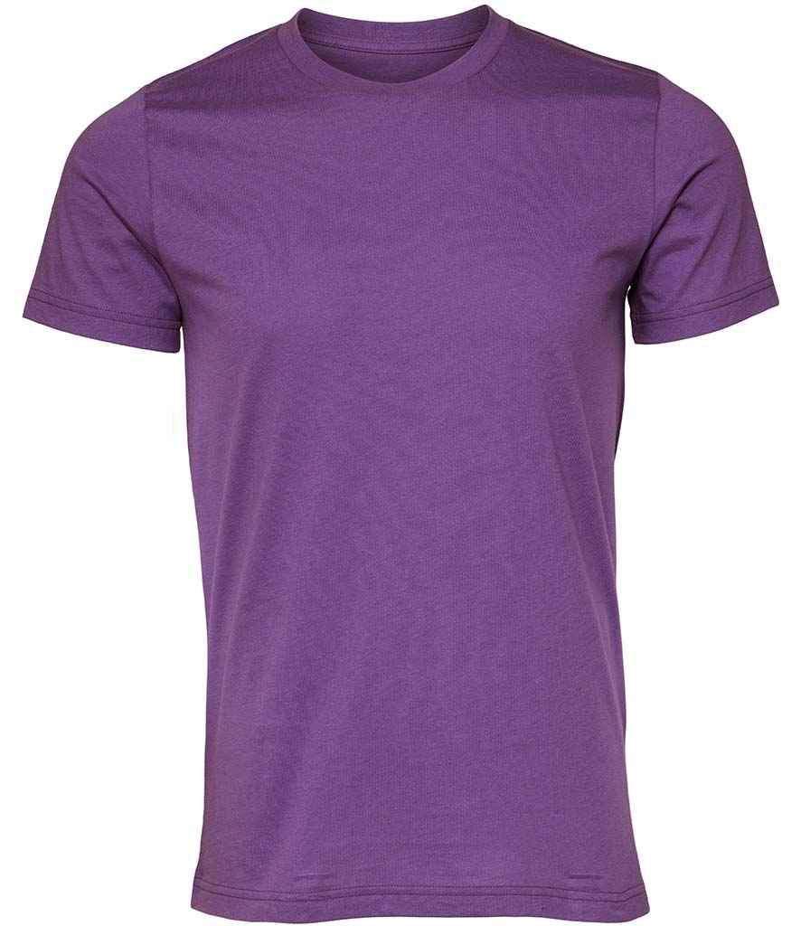 Canvas Unisex Crew Neck T-Shirt Royal Purple