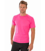Spiro Impact Performance Aircool T-Shirt Flo Pink