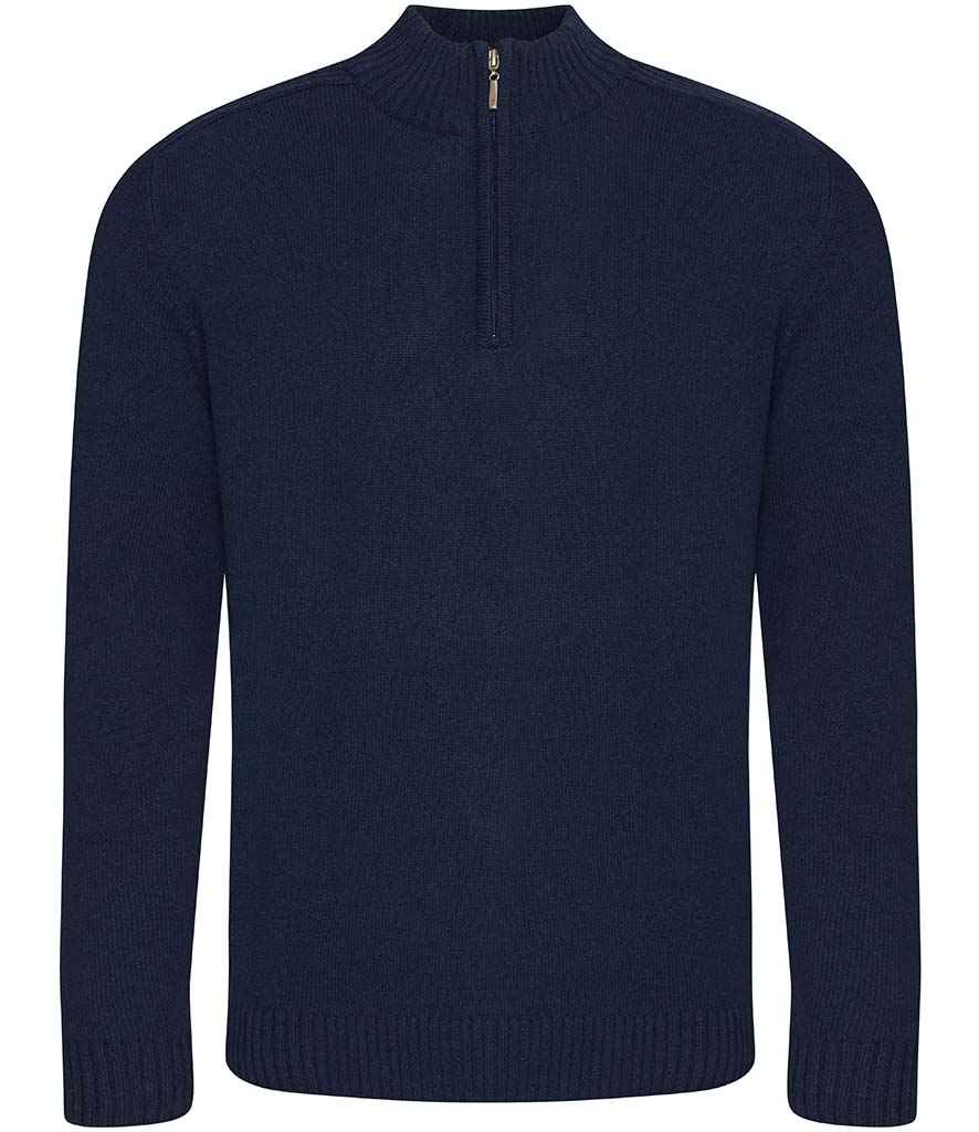 Branded Ecologie Unisex Wakhan Zip Neck Sustainable Sweater