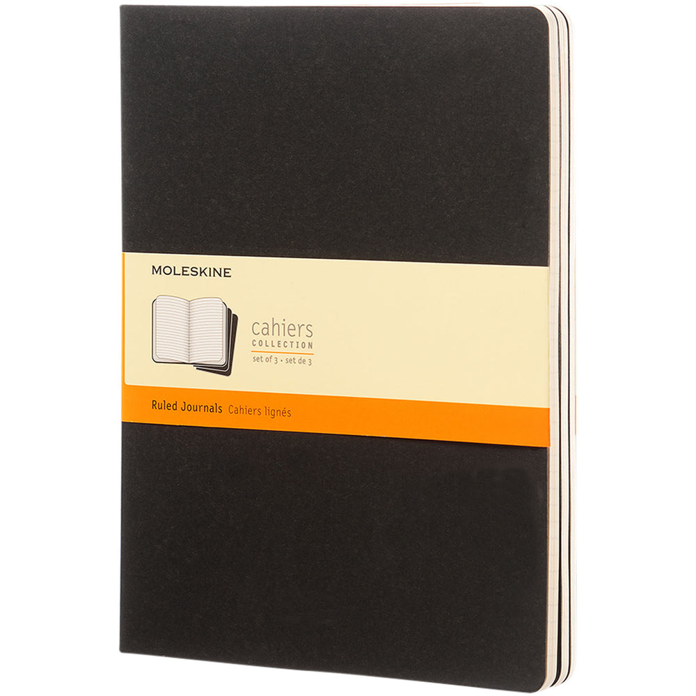 Moleskine Cahier XL Ruled Journal Black