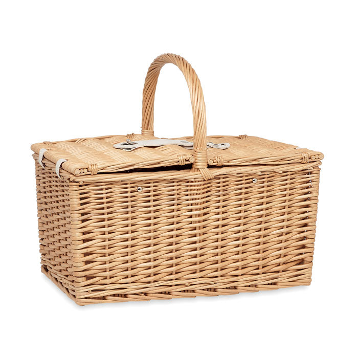 Wicker picnic basket 4 people