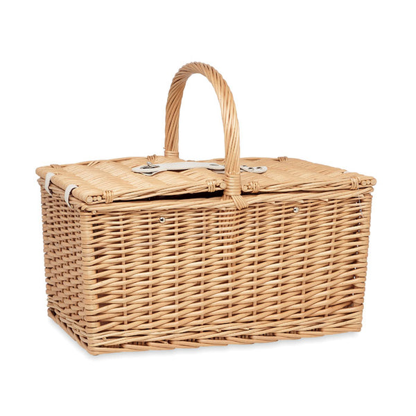 Branded Wicker picnic basket 4 people