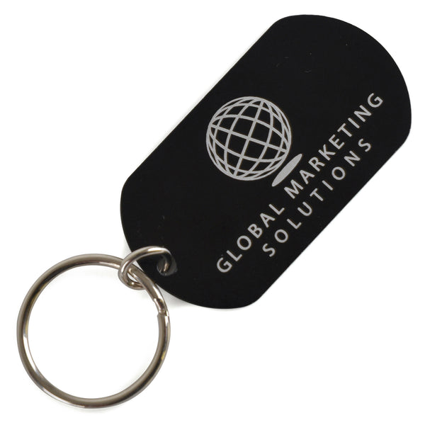 Dog Tag Keyring