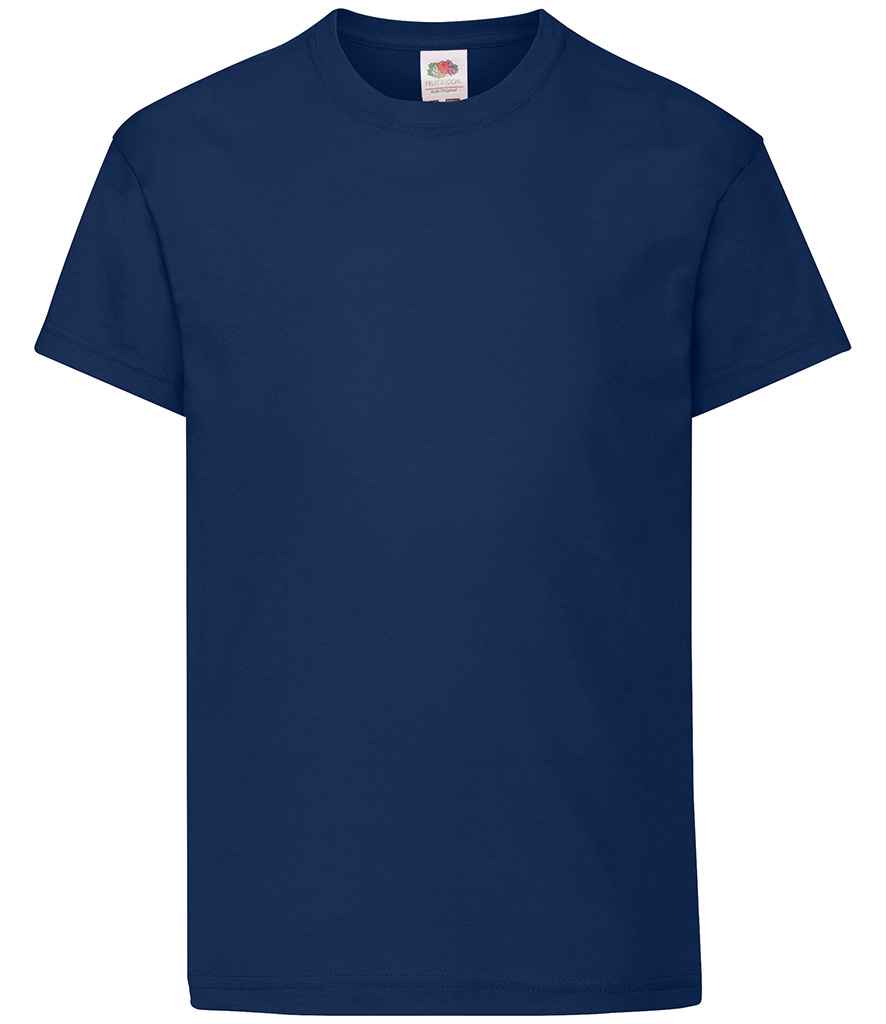 Fruit of the Loom Kids Original T-Shirt Navy