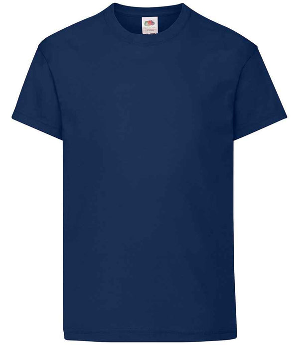 Fruit of the Loom Kids Original T-Shirt Navy