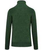 Kariban Zip Neck Sweatshirt Forest Green