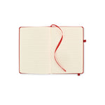 Branded Recycled PU A5 lined notebook