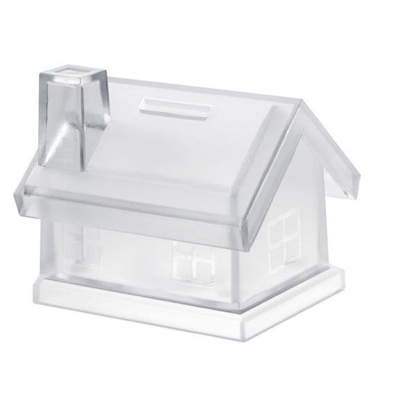Branded Plastic house coin bank