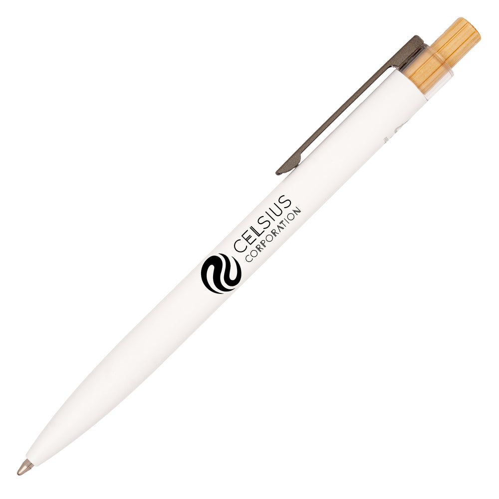 Refresh Recycled Aluminium Ball Pen White