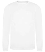 AWDis Cool Long Sleeve Wicking T-Shirt Arctic White