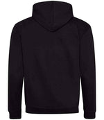 AWDis Varsity Zoodie Jet Black/Heather Grey