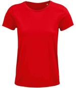 SOL'S Ladies Crusader Organic T-Shirt Red
