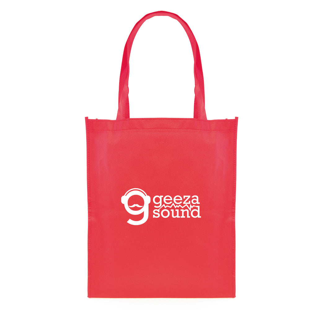 Branded Eco Friendly non woven PP long handled shopper with gusset