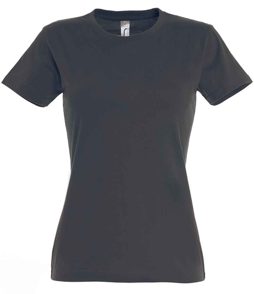 SOL'S Ladies Imperial Heavy T-Shirt Mouse Grey