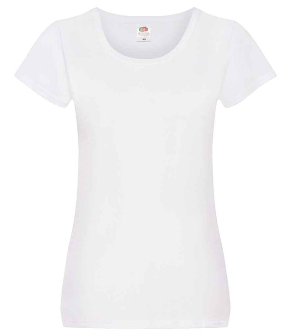Fruit of the Loom Lady Fit Original T-Shirt White