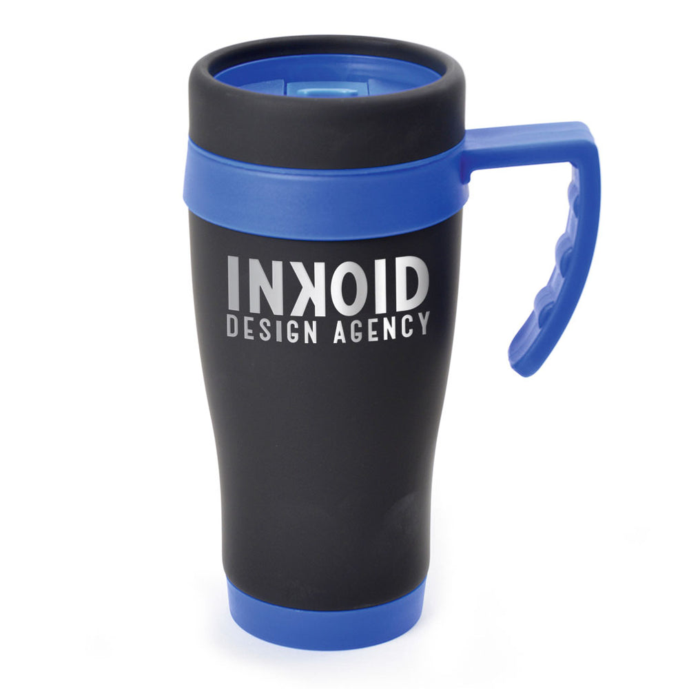 Branded Oregon Matt Black Travel Mug