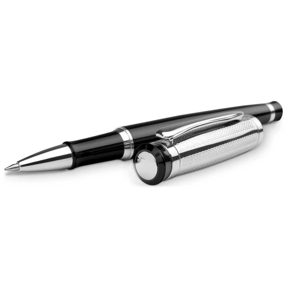 Orlando Metal Rollerball and ballpoint pen set Silver