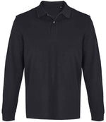 SOL'S Unisex Pacific Long Sleeve Piqué Polo Shirt Black