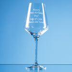 Branded 390ml Infinity Red Wine Glass