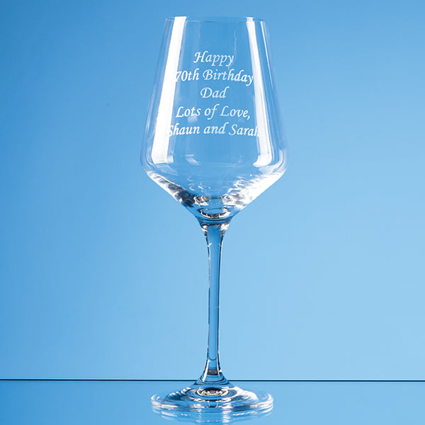 Branded 390ml Infinity Red Wine Glass