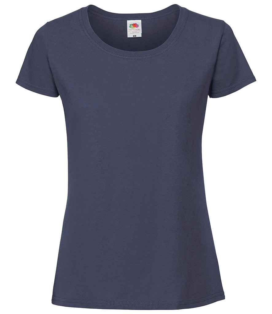 Fruit of the Loom Ladies Iconic 195 T-Shirt Navy