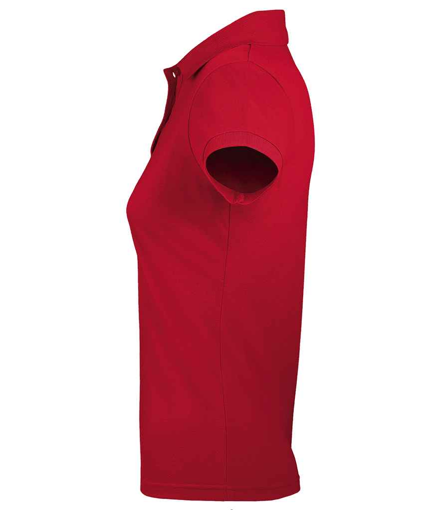 SOL'S Ladies Prime Poly/Cotton Piqué Polo Shirt Red