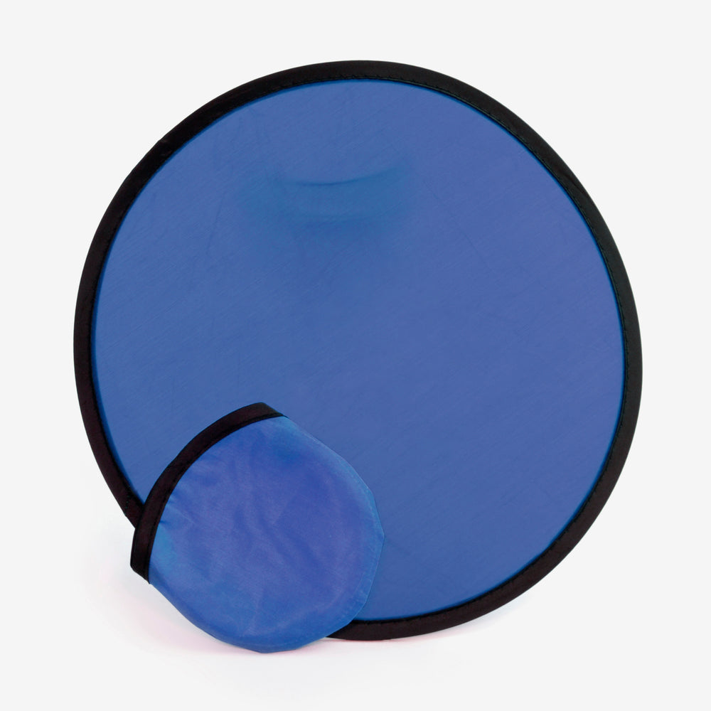 Foldable Foldaway Frisbee with Pouch and Black trim