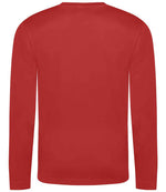 AWDis Cool Long Sleeve Wicking T-Shirt Fire Red