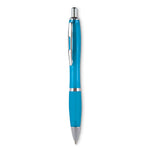 Riocolor Ball pen in blue ink | Branded Plastic Pen